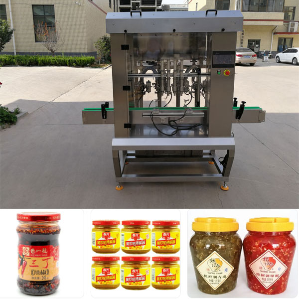 >辣椒醬灌裝機(jī)機(jī)械設(shè)備-全自動(dòng)辣椒醬灌裝機(jī)生產(chǎn)線